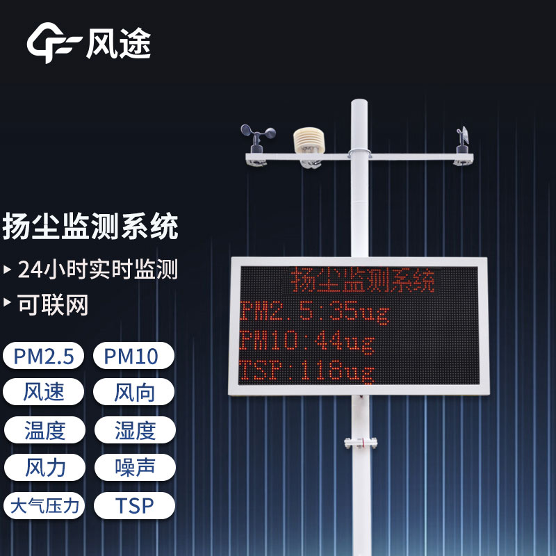 工地揚塵在線監測系統，重要的環境監測設備之一